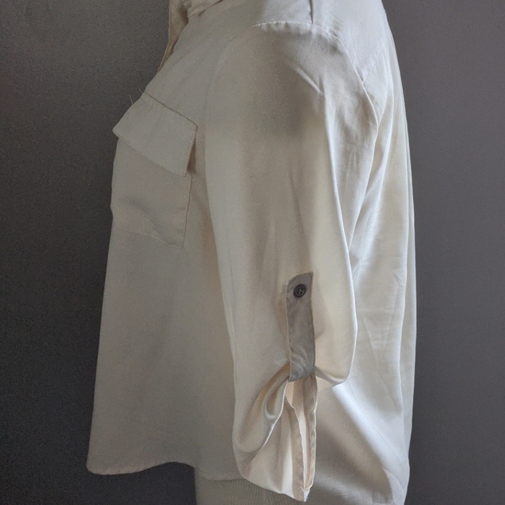 Cream button down - Picture 4 of 6